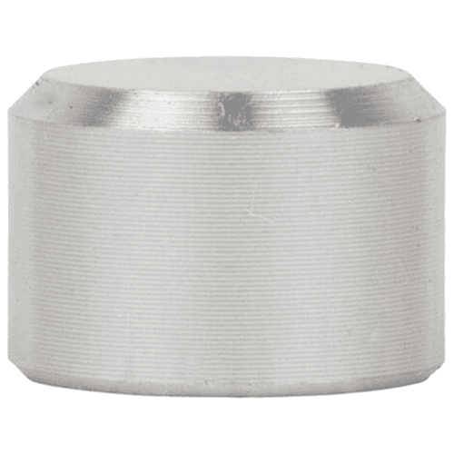 3/8" Aluminum Stand-Off Cap, Satin Aluminum Finish