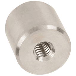 3/4" x 3/4" Stainless Steel Stand-Off Barrel, Satin Stainless Steel Finish