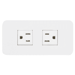 5" Flush Power Grommet, White