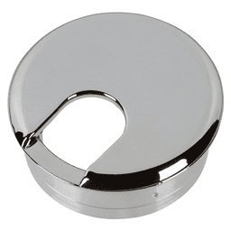 2" Grommet Set for 1-3/4" Hole, Polished Chrome