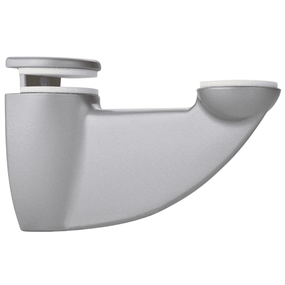 8" Shelf Bracket, Satin Nickel Finish