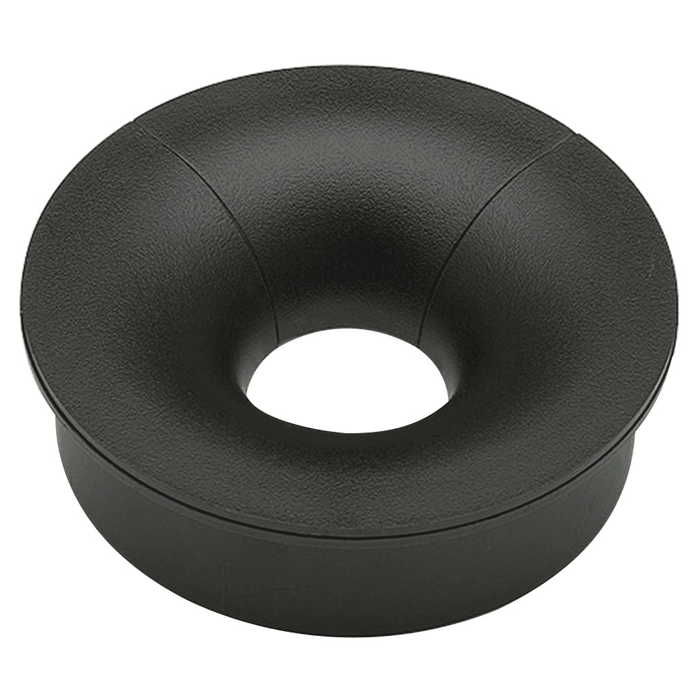 3" Stathis/Sherman Desk Grommet Set for 2-3/4" Hole, Black