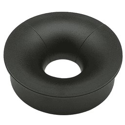 3" Stathis/Sherman Desk Grommet Set for 2-3/4" Hole, Black