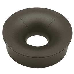 3" Stathis/Sherman Desk Grommet Set for 2-3/4" Hole, Walnut Brown