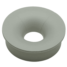 3" Stathis/Sherman Desk Grommet Set for 2-3/4" Hole, Light Gray