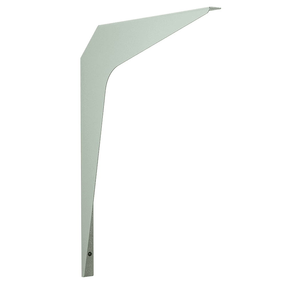 26" x 18-1/4" Basic Work Surface Shelf Bracket, Gray Finish
