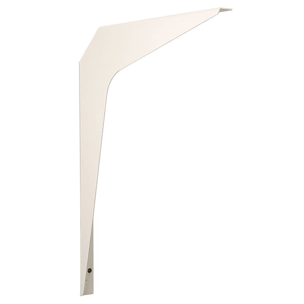 26" x 18-1/4" Basic Work Surface Shelf Bracket, White Finish
