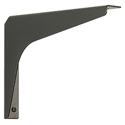 14" x 8-1/4" Basic Work Surface Shelf Bracket, Matte Black Finish