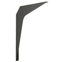 23" x 15" Basic Work Surface Shelf Bracket, Matte Black Finish