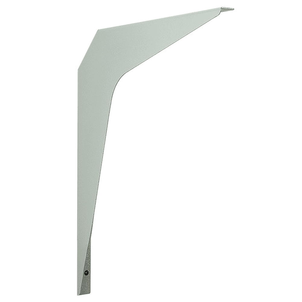 23" x 15" Basic Work Surface Shelf Bracket, Gray Finish