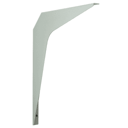 23" x 15" Basic Work Surface Shelf Bracket, Gray Finish