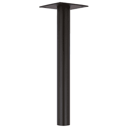 3" Diameter x 27" High Table Leg, Matte Black