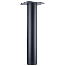 6" Diameter x 28-1/2" High Table Leg, Matte Black