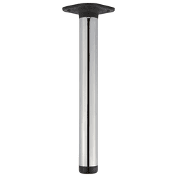 3-1/8" Diameter x 27" High Table Leg, Polished Chrome