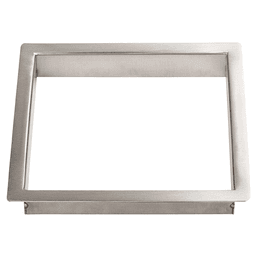 6" Trash Grommet for 6" Hole, Satin Stainless Steel