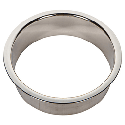 6-3/4" Trash Grommet for 6" Hole, Polished Stainless Steel