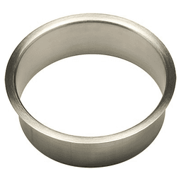 6-3/4" Trash Grommet for 6" Hole, Satin Stainless Steel