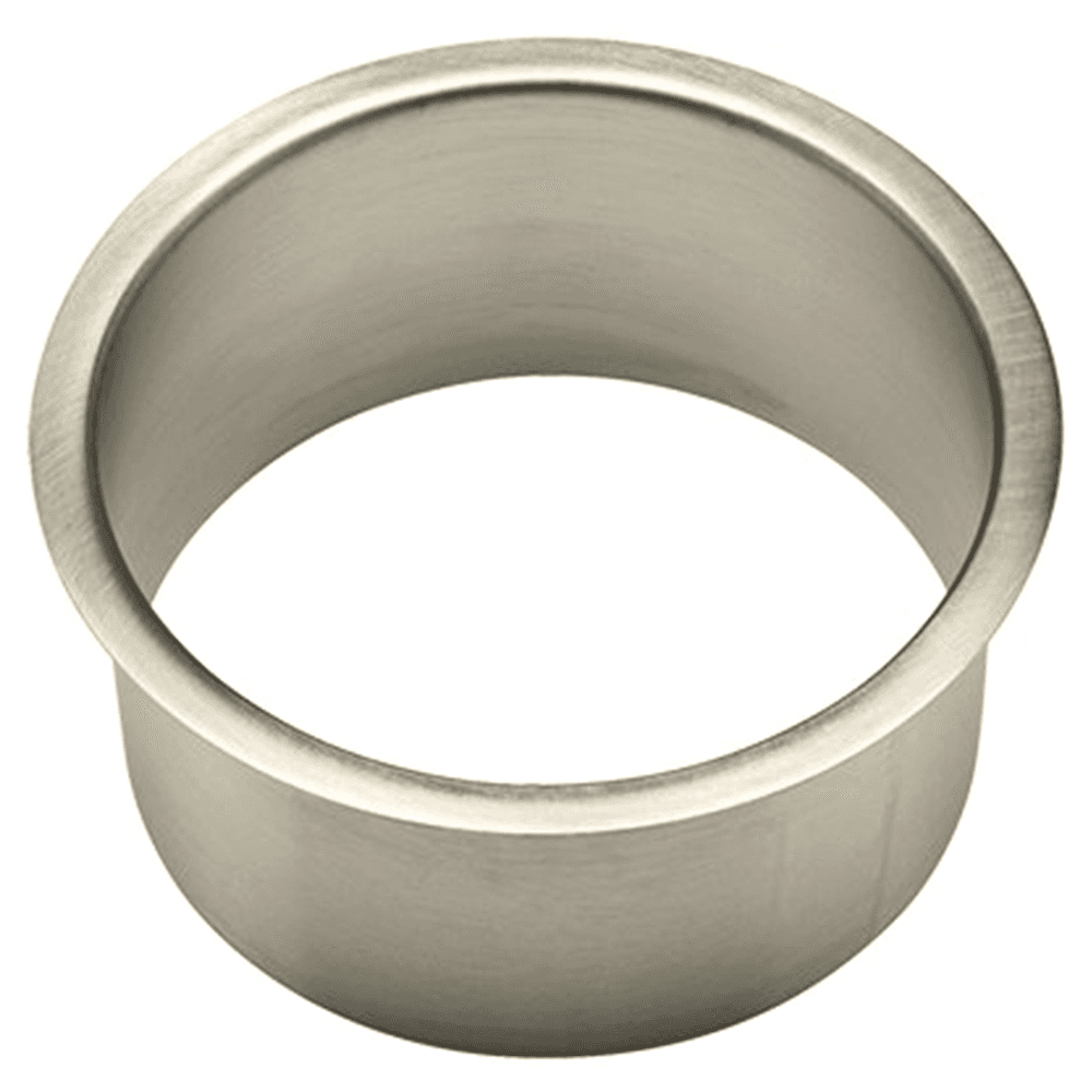 6-3/4" Trash Grommet for 6" Hole, Satin Stainless Steel