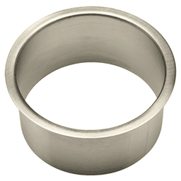 6-3/4" Trash Grommet for 6" Hole, Satin Stainless Steel