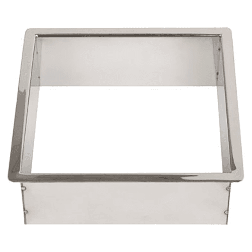 9" Trash Grommet Liner for 8" Hole, Satin Stainless Steel, 3" Liner Depth