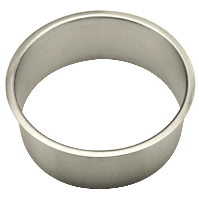 8-5/8" Trash Grommet for 8" Hole, Satin Stainless Steel