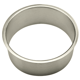 8-5/8" Trash Grommet for 8" Hole, Satin Stainless Steel