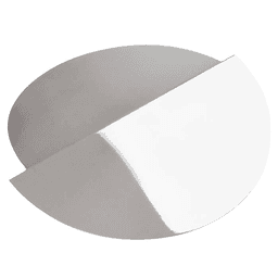 6-3/4" Trash Grommet Lid for 6" Hole, Polished Stainless Steel