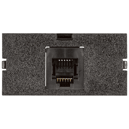 Female to Female Single Cat3 RJ11 insert, Black