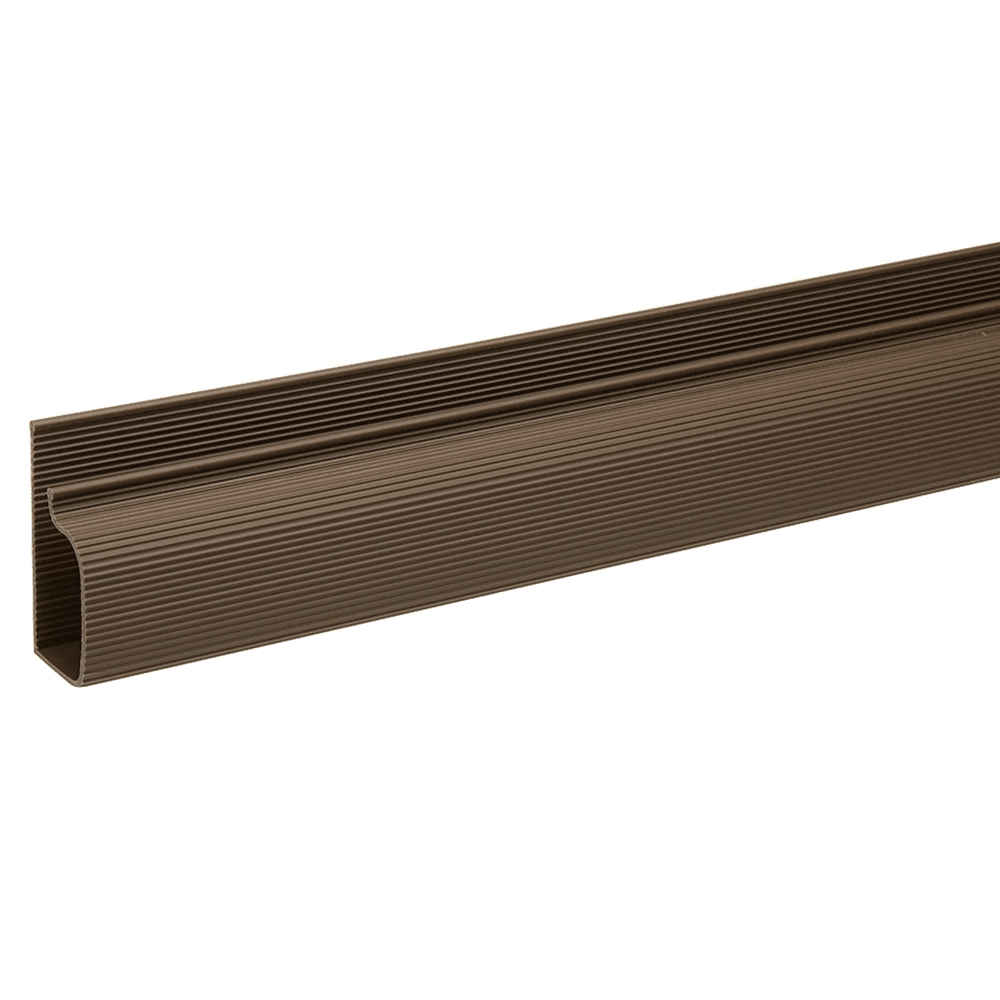 1' - 6' Large J-Shape Wire Manager, Walnut Brown