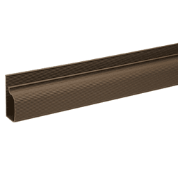 1' - 6' Large J-Shape Wire Manager, Walnut Brown
