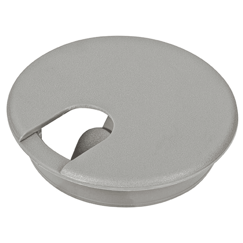 3-1/2" Grommet Cap and Liner Set for 3" Hole, Warm Gray