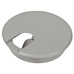 3-1/2" Grommet Cap and Liner Set for 3" Hole, Warm Gray
