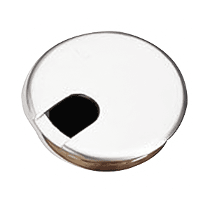3-1/2" Grommet Cap/Liner Set for 3" Hole, Polished Chrome