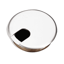 3-1/2" Grommet Cap/Liner Set for 3" Hole, Polished Chrome