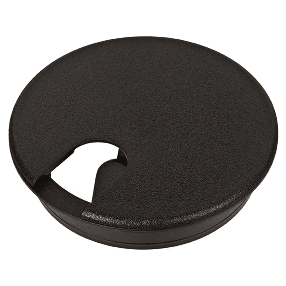 4" Grommet Set for 3-1/2" Hole, Matte Black