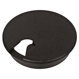4" Grommet Set for 3-1/2" Hole, Matte Black