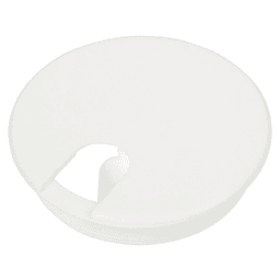 4" Grommet Set for 3-1/2" Hole, White