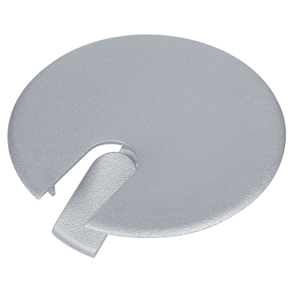 4-1/2" Grommet Cap for 3-7/8" Hole, Metallic Silver