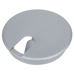 4-1/2" Grommet Set for 4" Hole, Metallic Silver