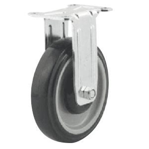 5" Light-Medium Duty Non-Marking Polyurethane Rigid Caster