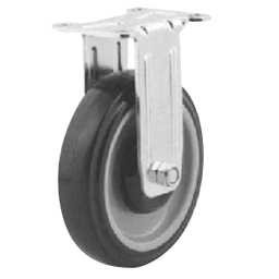 5" Light-Medium Duty Non-Marking Polyurethane Rigid Caster