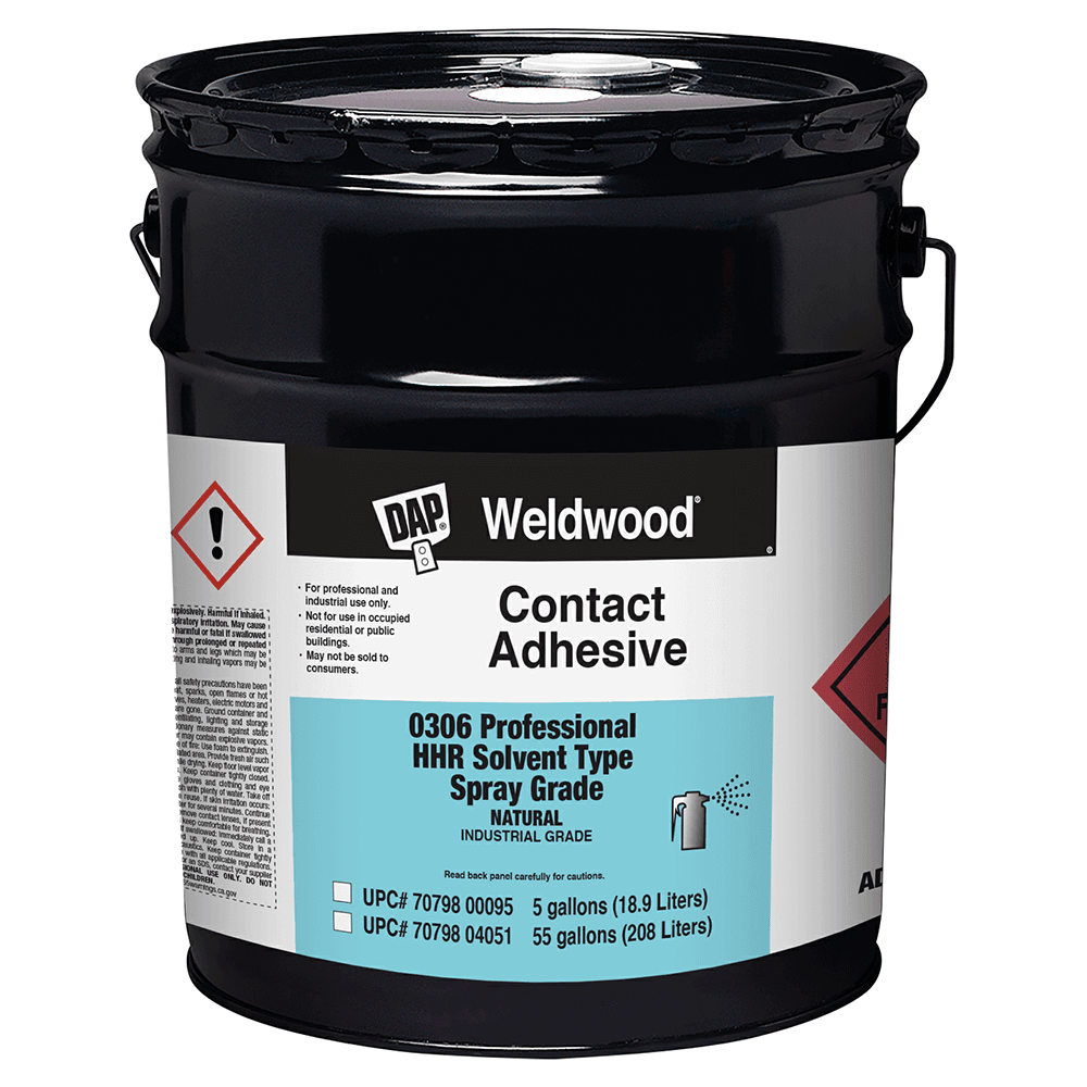 High Heat Resistant Contact Adhesive, Red, 55 Gallon