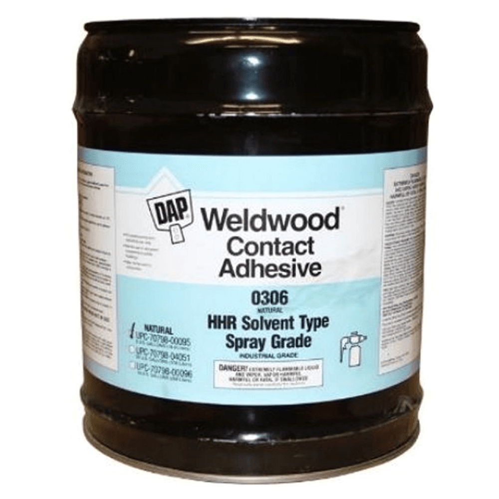 High Heat Resistant Contact Adhesive, Natural, 55 Gallon Drum