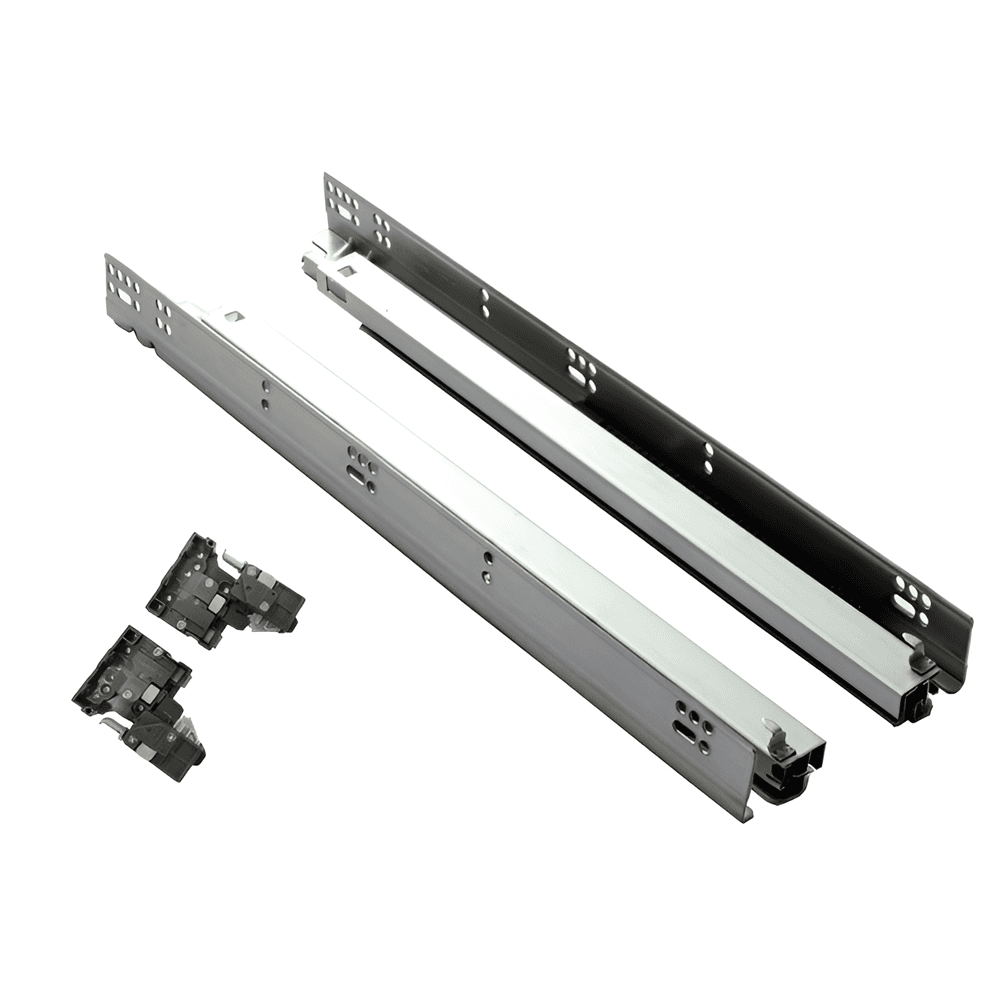 21" DTC SD20 Undermount Drawer Slide for 16mm Drawer Material, 90lb Capacity, Full Extension, Soft-Closing, Includes 2D Locking Devices, LIMITED STOCK