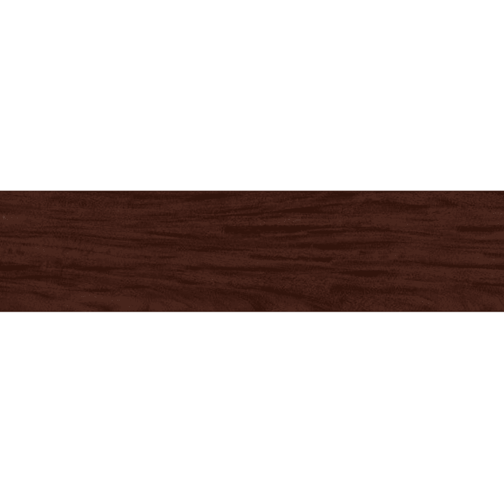 Doellken PVC Edgebanding 3422YS Figured Mahogany with Fine Grain Suede Embossing, 0.018" Thick, 15/16" x 600' Roll