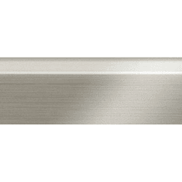 Doellken 3D Edgebanding 3D19R8 White/Brushed Aluminum, 1mm Thick, 15/16" x 492' Roll