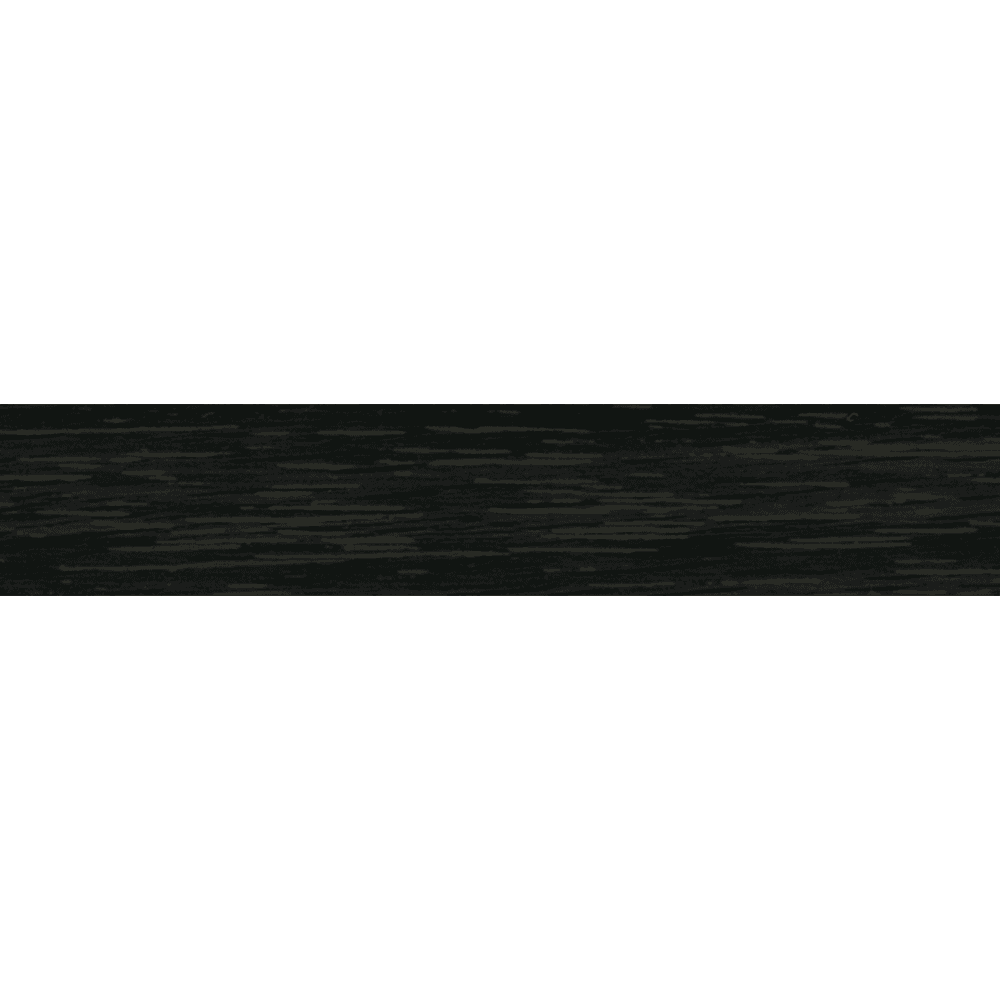 PVC Edgebanding, Color 8305M Blackened Legno with Matte Embossing, 0.018" Thick 15/16" x 600' Roll