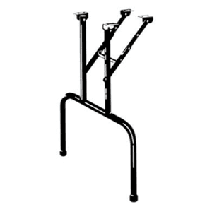 29" Folding Table Leg, Black