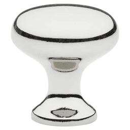 1" Providence Cabinet Knob, Polished Nickel