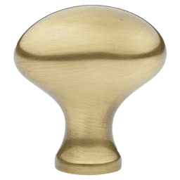 1-1/4" Egg Cabinet Knob, French Antique